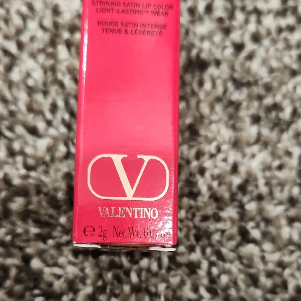 Valentino Minirrosso Satin Lipstick - Bold Red